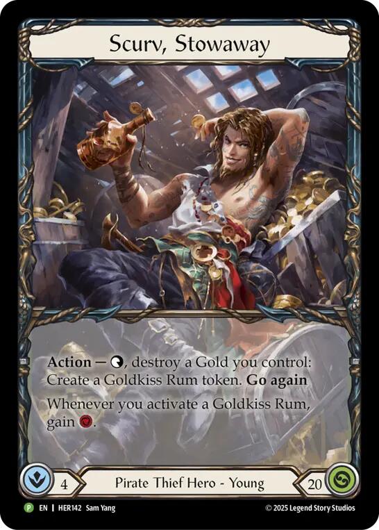 Scurv, Stowaway [HER142] (Promo)  Rainbow Foil | Cracking-Singles