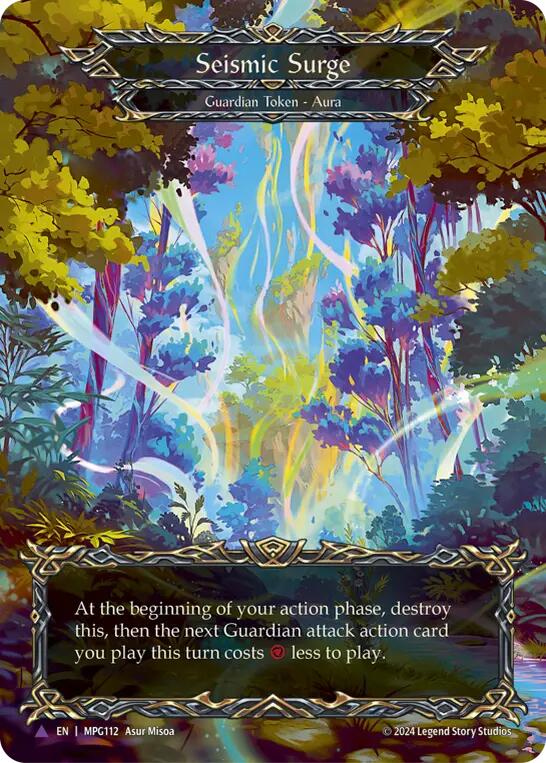 Seismic Surge (Forest) (Marvel) [MPG112] (Mastery Pack Guardian)  Cold Foil | Cracking-Singles