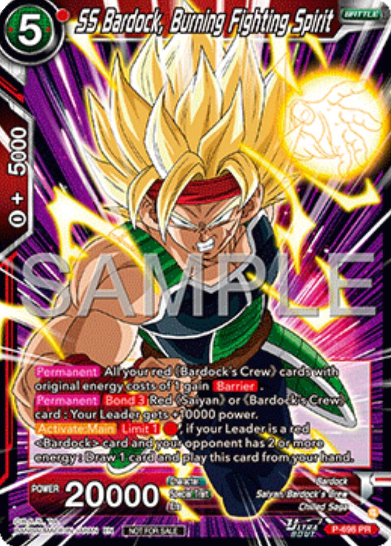 SS Bardock, Burning Fighting Spirit (Ultra-Bout Series Tournament Pack Vol.13) (P-698) [Tournament Promotion Cards] | Cracking-Singles