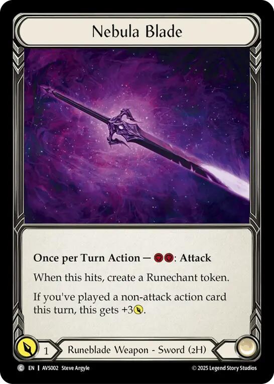Nebula Blade [AVS002] (Armory Deck: Legends Viserai) | Cracking-Singles