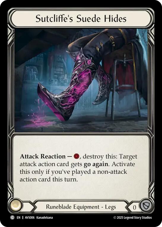 Sutcliffe's Suede Hides [AVS006] (Armory Deck: Legends Viserai) | Cracking-Singles