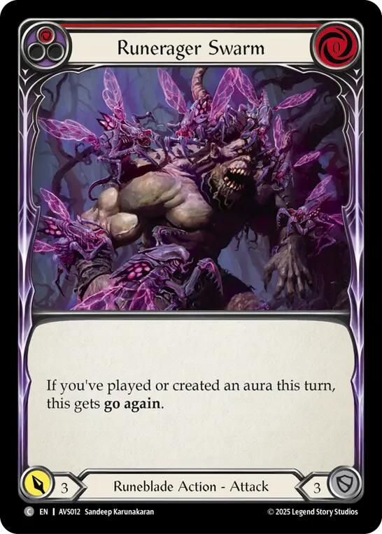Runerager Swarm (Red) [AVS012] (Armory Deck: Legends Viserai) | Cracking-Singles
