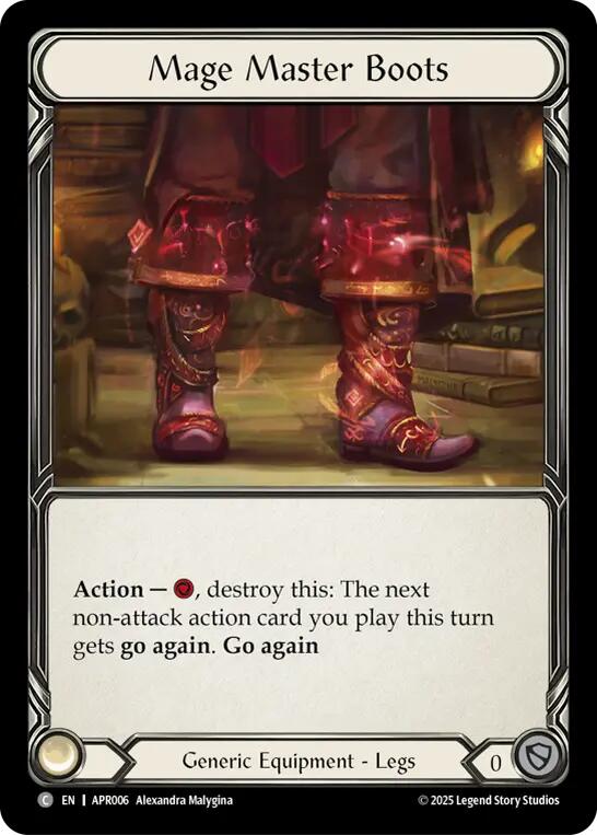 Mage Master Boots [APR006] (Armory Deck: Legends Prism) | Cracking-Singles