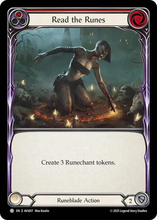 Read the Runes (Red) [AVS017] (Armory Deck: Legends Viserai) | Cracking-Singles