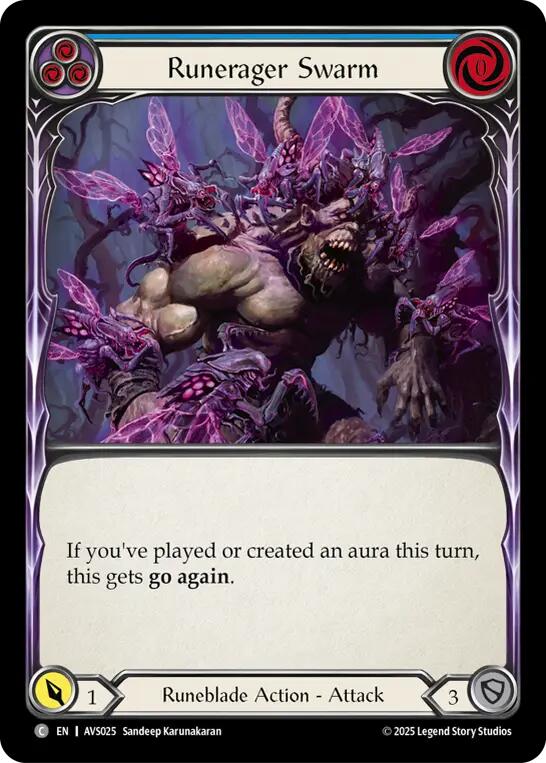 Runerager Swarm (Blue) [AVS025] (Armory Deck: Legends Viserai) | Cracking-Singles