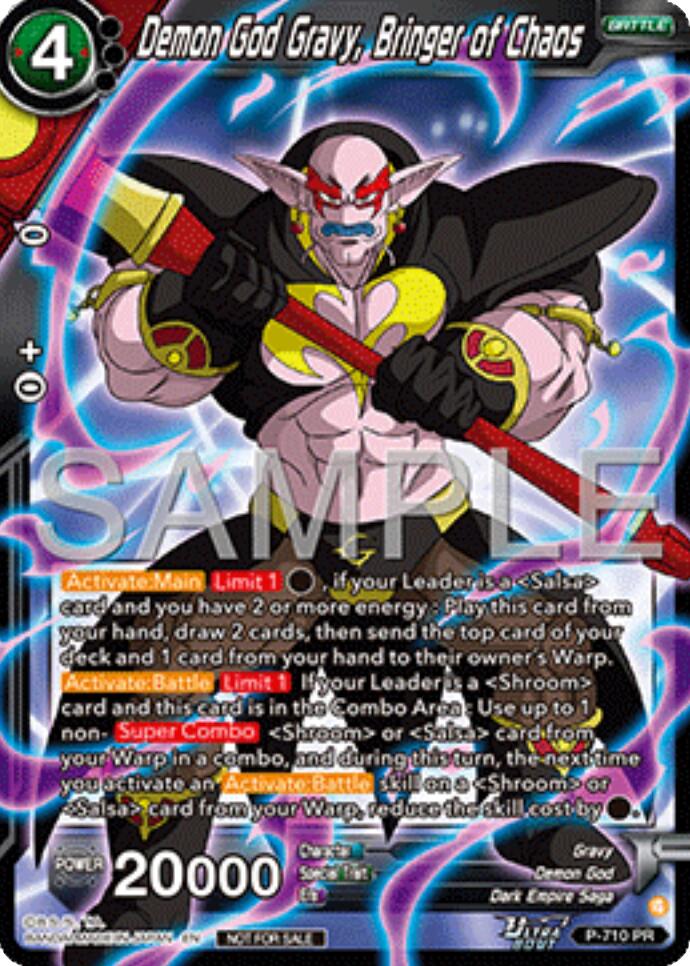 Demon God Gravy, Bringer of Chaos (Ultra-Bout Series Tournament Pack Vol.13) (P-710) [Tournament Promotion Cards] | Cracking-Singles