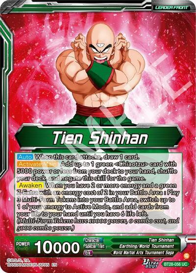 Tien Shinhan // Tien Shinhan, Return of the Mysterious Technique (SLR) (BT28-056) [Prismatic Clash] | Cracking-Singles