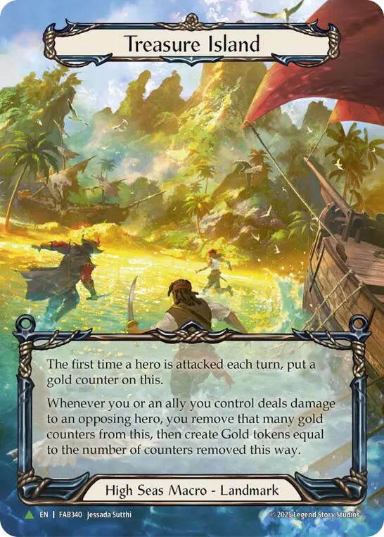 Treasure Island [FAB340] (Promo)  Cold Foil | Cracking-Singles