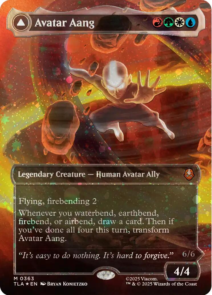 Avatar Aang (Raised Foil) [Avatar: The Last Airbender] | Cracking-Singles
