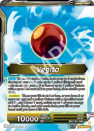 Vegito // SS Vegito, Transcendent Rage (SLR) (BT28-079) [Prismatic Clash] | Cracking-Singles