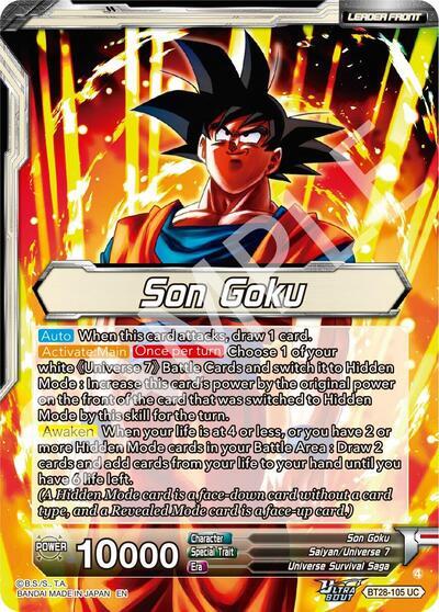 Son Goku // SSG Son Goku, Crimson Power (SLR) (BT28-105) [Prismatic Clash] | Cracking-Singles