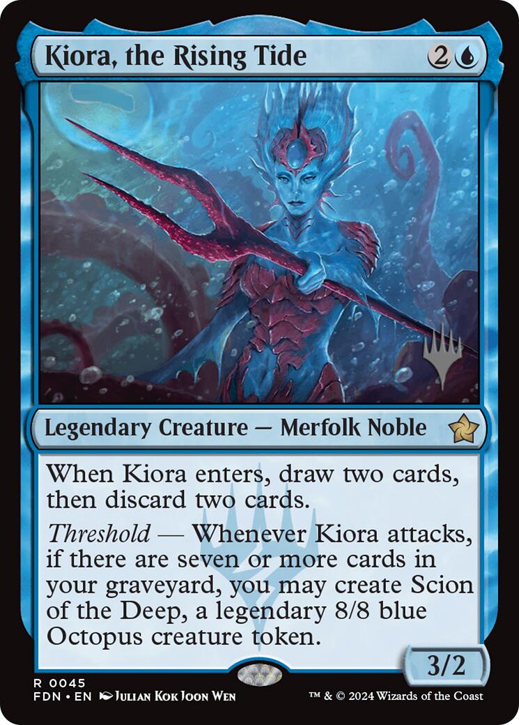 Kiora, the Rising Tide [Edge of Eternities Promo Pack] | Cracking-Singles