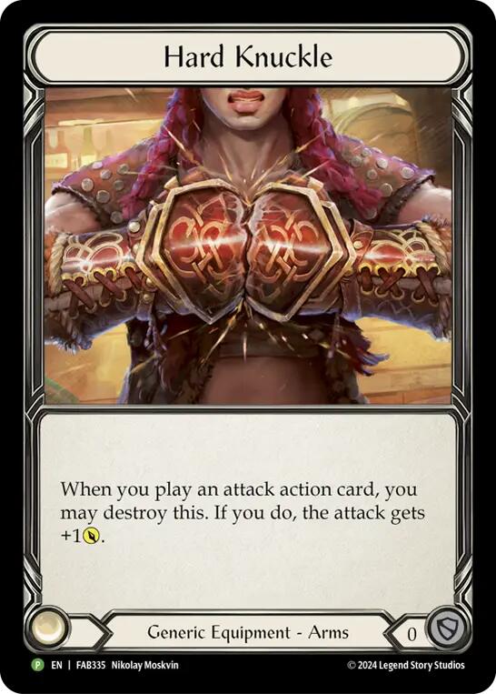Hard Knuckle [FAB335] (Promo)  Cold Foil | Cracking-Singles