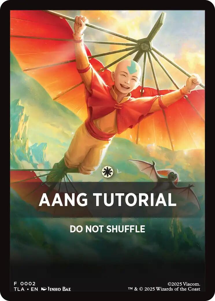 Aang Tutorial Theme Card [Avatar: The Last Airbender Tokens] | Cracking-Singles