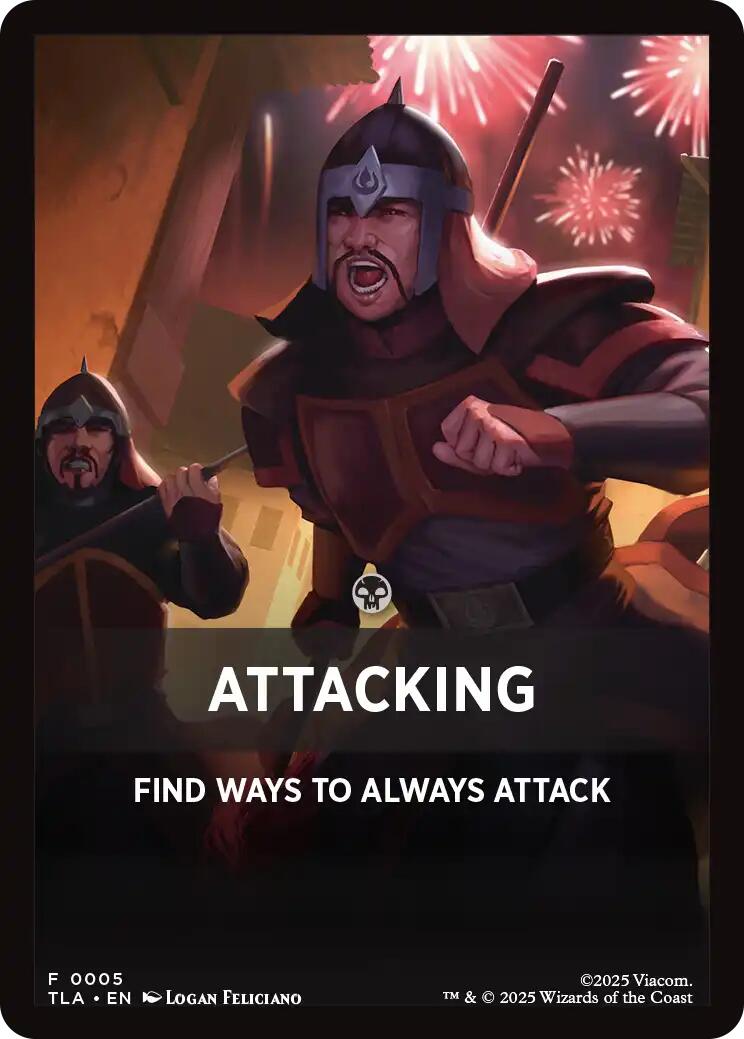 Attacking Theme Card [Avatar: The Last Airbender Tokens] | Cracking-Singles