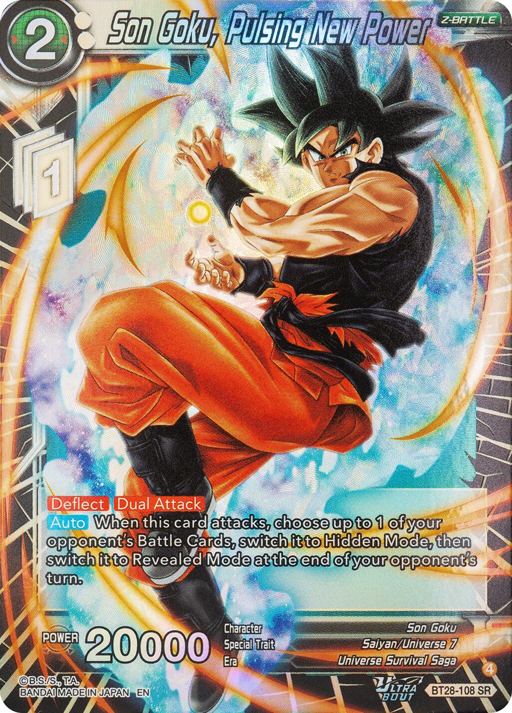 Son Goku, Pulsing New Power (BT28-108) [Prismatic Clash] | Cracking-Singles