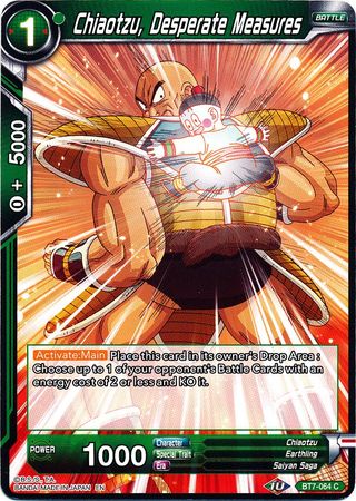 Chiaotzu, Desperate Measures (BT7-064) [Assault of the Saiyans] | Cracking-Singles