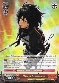 Mikasa Ackermann (AOT/S35-TE18R RRR) [Attack on Titan] | Cracking-Singles