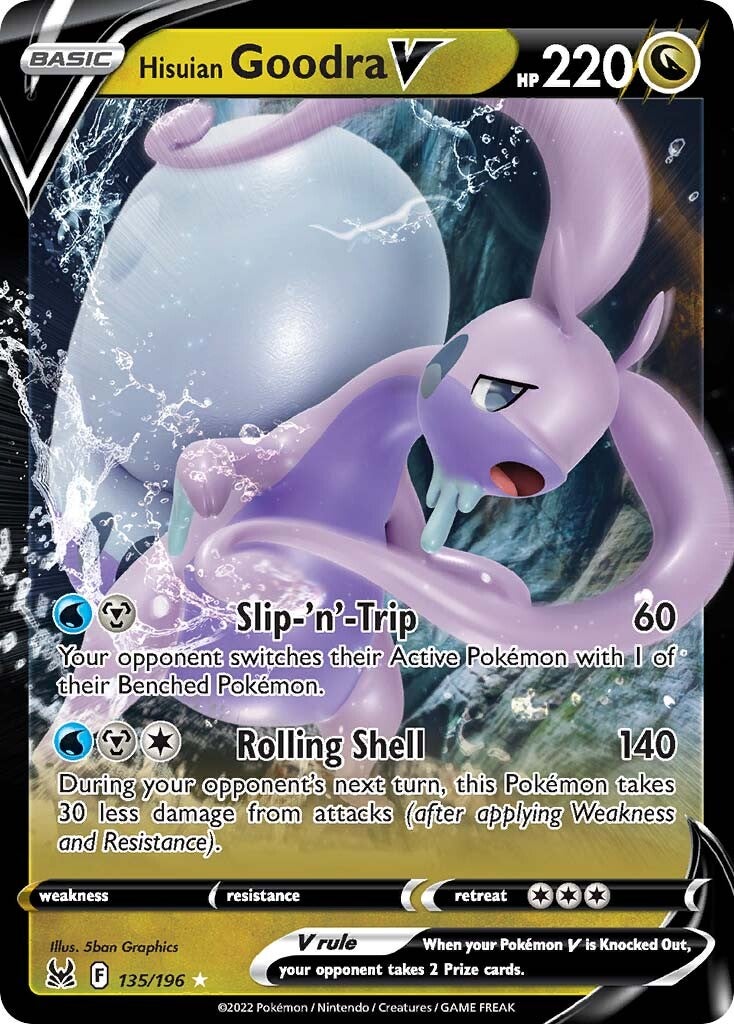 Hisuian Goodra V (135/196) [Sword & Shield: Lost Origin] | Cracking-Singles