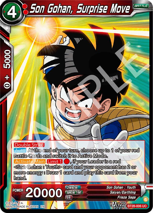 Son Gohan, Surprise Move (BT28-006) [Prismatic Clash] | Cracking-Singles
