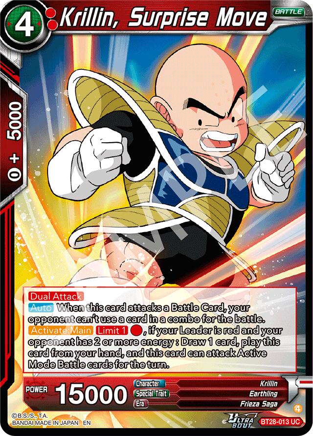 Krillin, Surprise Move (BT28-013) [Prismatic Clash] | Cracking-Singles