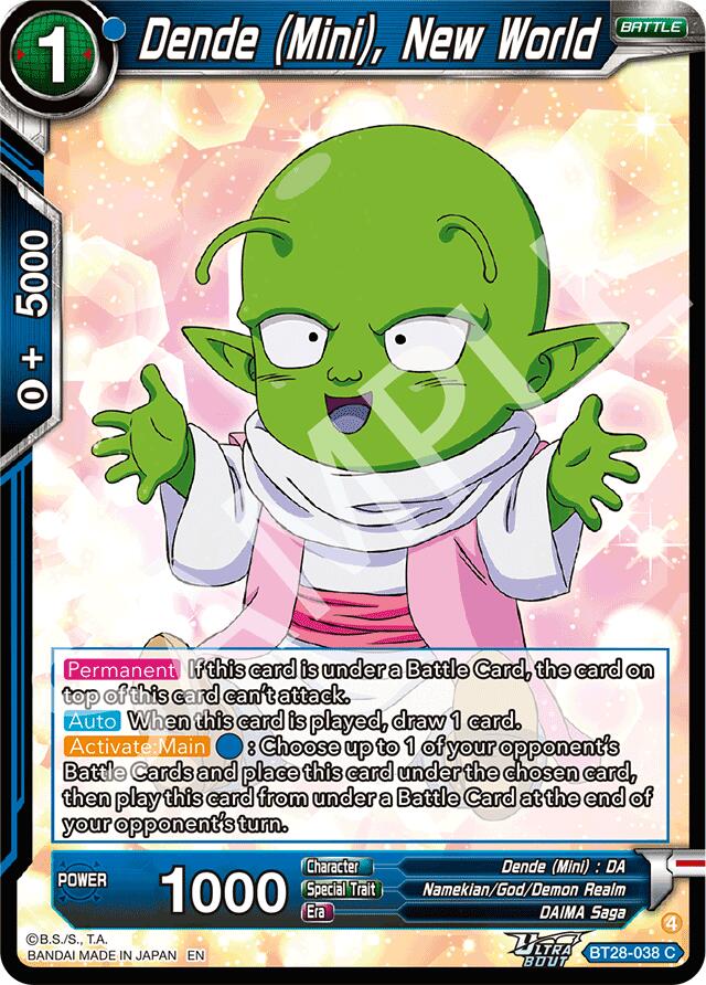 Dende (Mini), New World (BT28-038) [Prismatic Clash] | Cracking-Singles