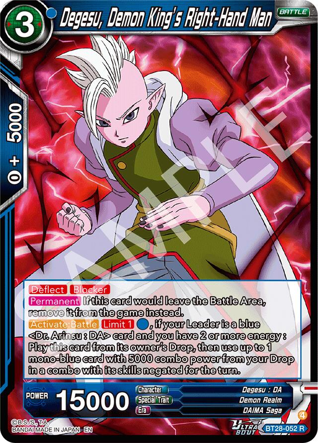 Degesu, Demon King's Right-Hand Man (BT28-052) [Prismatic Clash] | Cracking-Singles