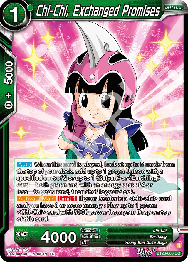 Chi-Chi, Exchanged Promises (BT28-060) [Prismatic Clash] | Cracking-Singles