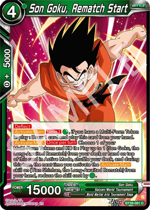 Son Goku, Rematch Start (BT28-061) [Prismatic Clash] | Cracking-Singles