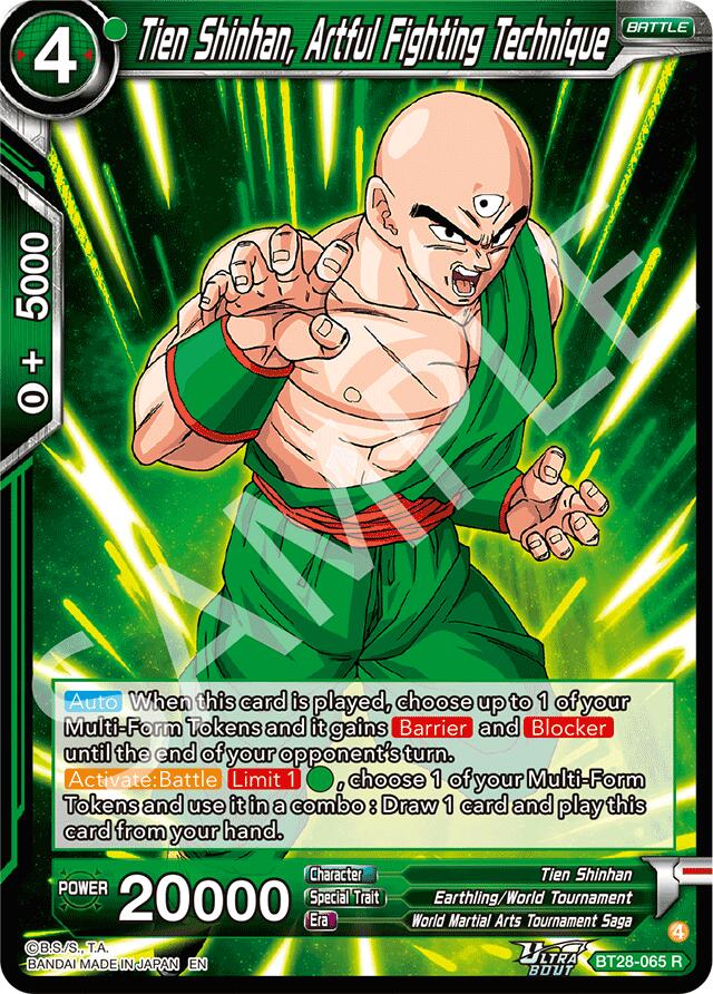 Tien Shinhan, Artful Fighting Technique (BT28-065) [Prismatic Clash] | Cracking-Singles
