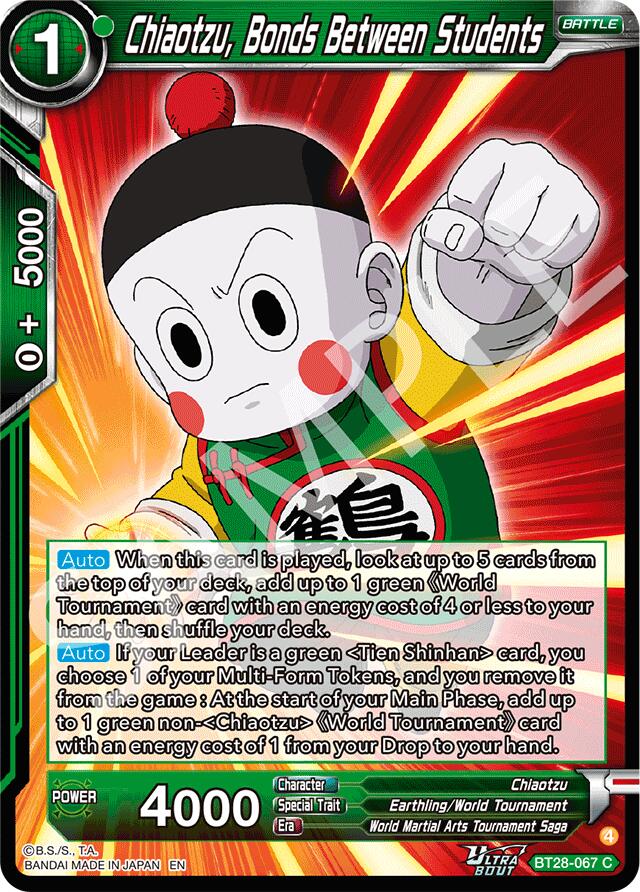 Chiaotzu, Bonds Between Students (BT28-067) [Prismatic Clash] | Cracking-Singles