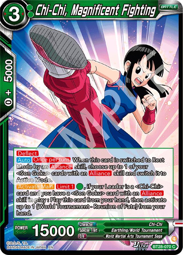 Chi-Chi, Magnificent Fighting (BT28-070) [Prismatic Clash] | Cracking-Singles