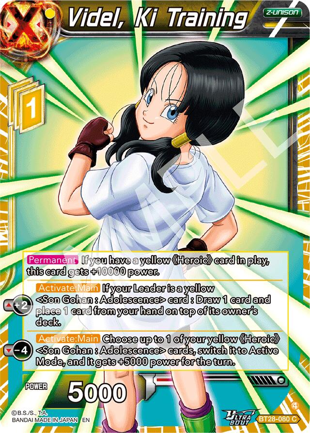 Videl, Ki Training (BT28-080) [Prismatic Clash] | Cracking-Singles