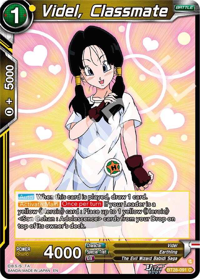 Videl, Classmate (BT28-091) [Prismatic Clash] | Cracking-Singles