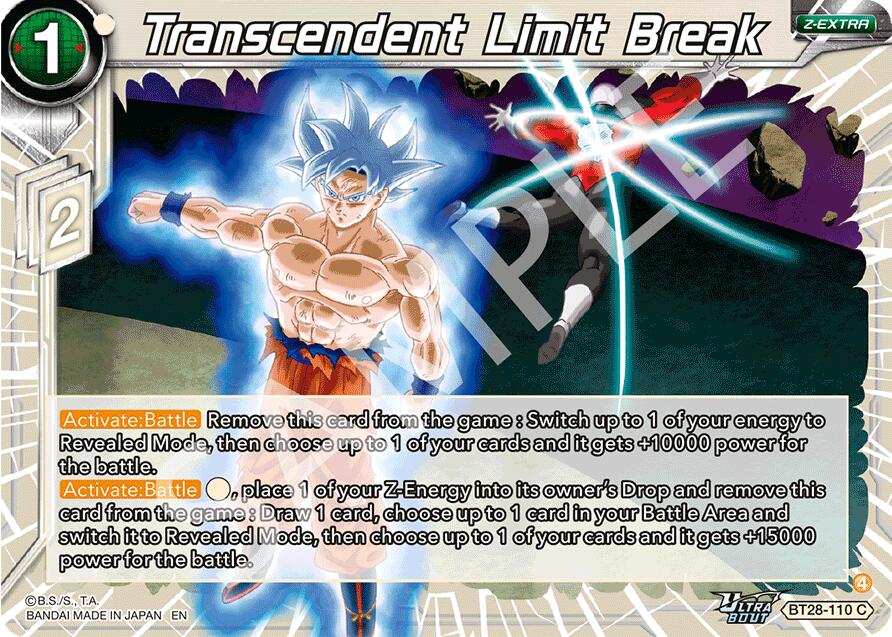 Transcendent Limit Break (BT28-110) [Prismatic Clash] | Cracking-Singles