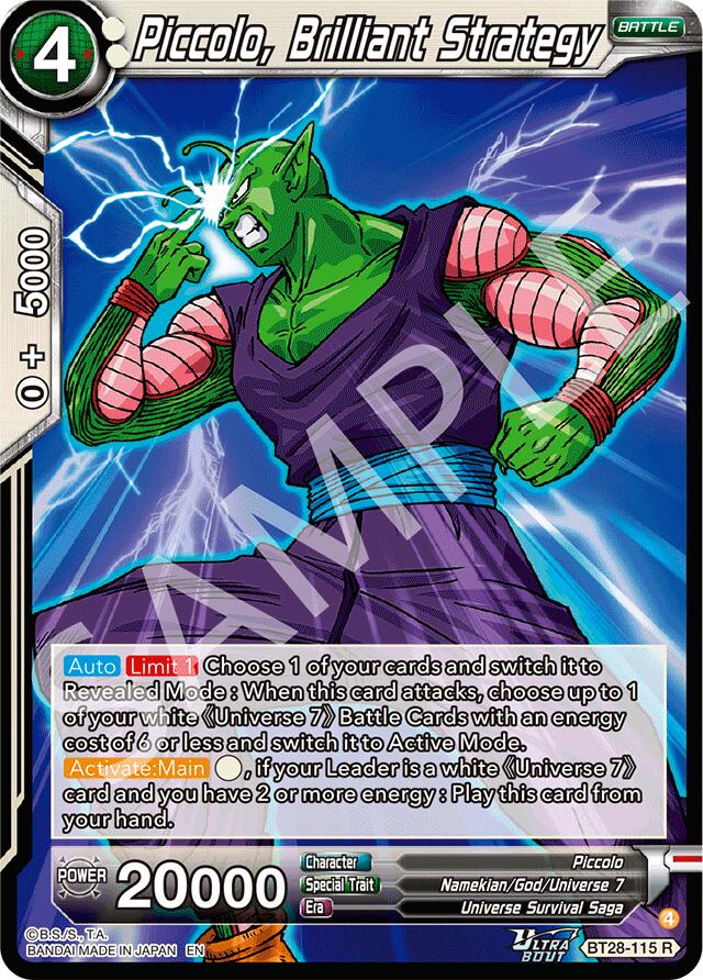 Piccolo, Brilliant Strategy (BT28-115) [Prismatic Clash] | Cracking-Singles