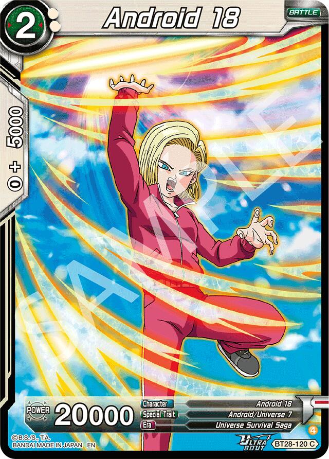 Android 18 (BT28-120) [Prismatic Clash] | Cracking-Singles