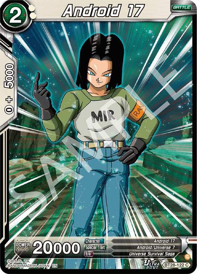 Android 17 (BT28-122) [Prismatic Clash] | Cracking-Singles