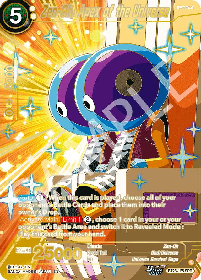 Zen-Oh, Apex of the Universe (SPR) (BT28-125) [Prismatic Clash] | Cracking-Singles