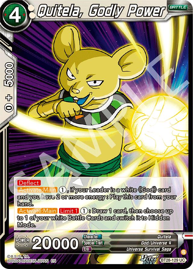 Quitela, Godly Power (BT28-129) [Prismatic Clash] | Cracking-Singles