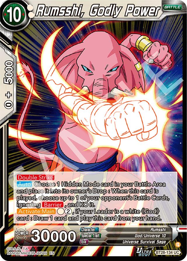 Rumsshi, Godly Power (BT28-134) [Prismatic Clash] | Cracking-Singles