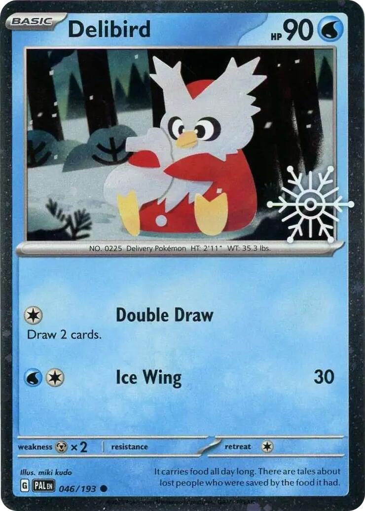 Delibird (046/193) (Holiday Calendar) [Miscellaneous Cards] | Cracking-Singles