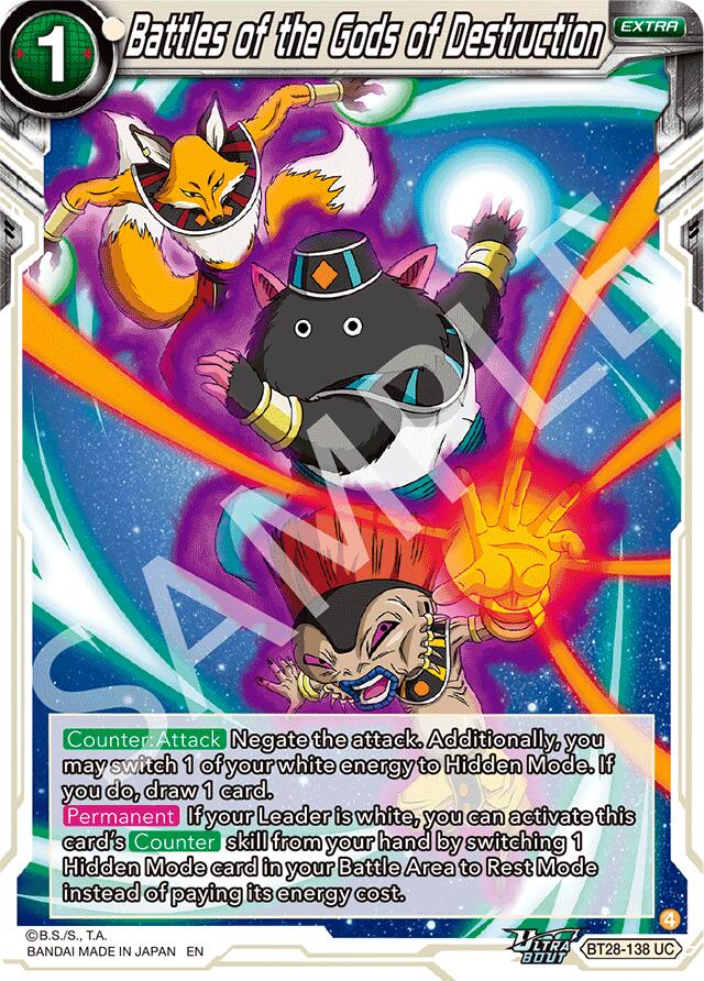 Battles of the Gods of Destruction (BT28-138) [Prismatic Clash] | Cracking-Singles