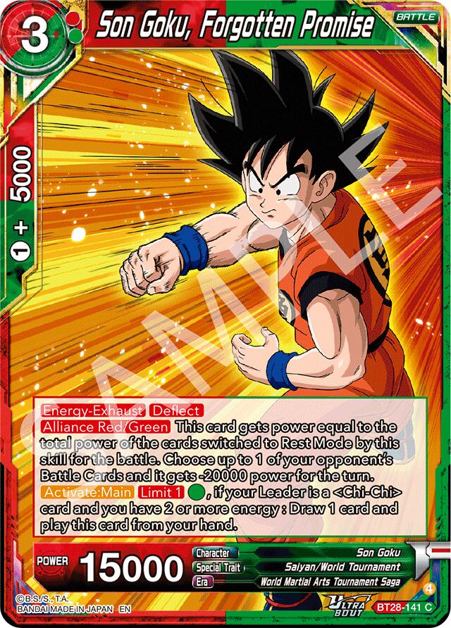 Son Goku, Forgotten Promise (BT28-141) [Prismatic Clash] | Cracking-Singles