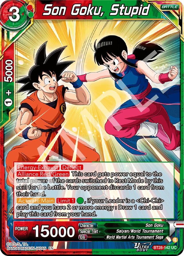 Son Goku, Stupid (BT28-142) [Prismatic Clash] | Cracking-Singles