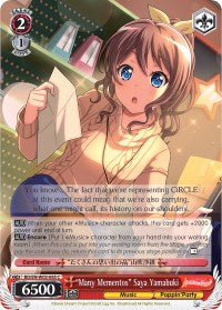 "Many Mementos" Saya Yamabuki (BD/EN-W03-085 C) [BanG Dream! Girls Band Party! MULTI LIVE] | Cracking-Singles