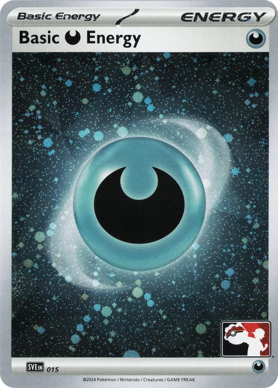 Basic Darkness Energy (015) (Cosmos Holo) [Prize Pack Series Seven] | Cracking-Singles