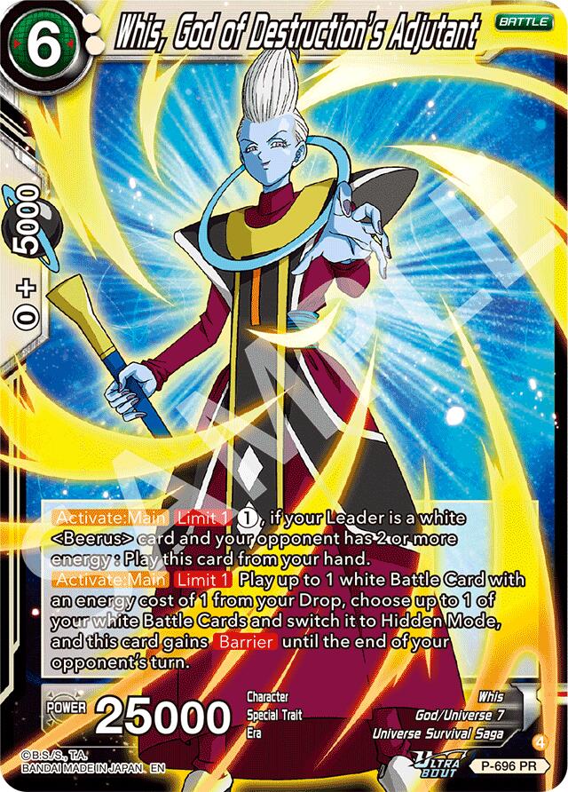 Whis, God of Destruction's Adjutant (P-696) [Promotion Cards] | Cracking-Singles