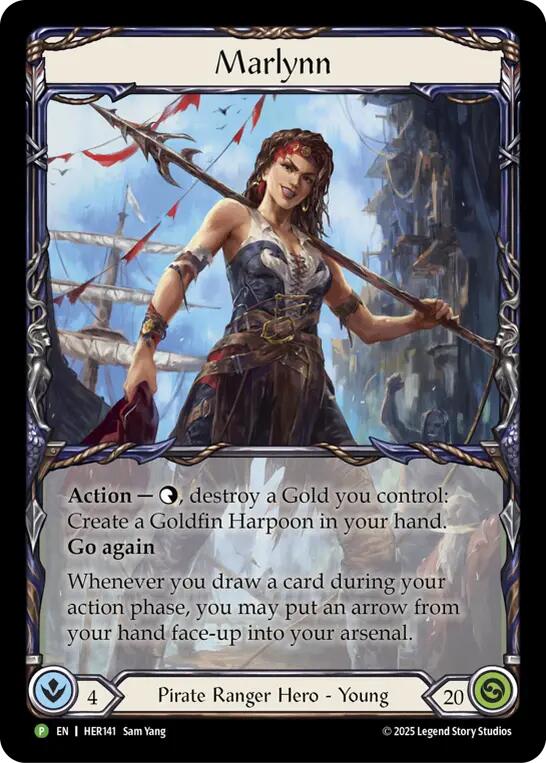 Marlynn [HER141] (Promo)  Rainbow Foil | Cracking-Singles