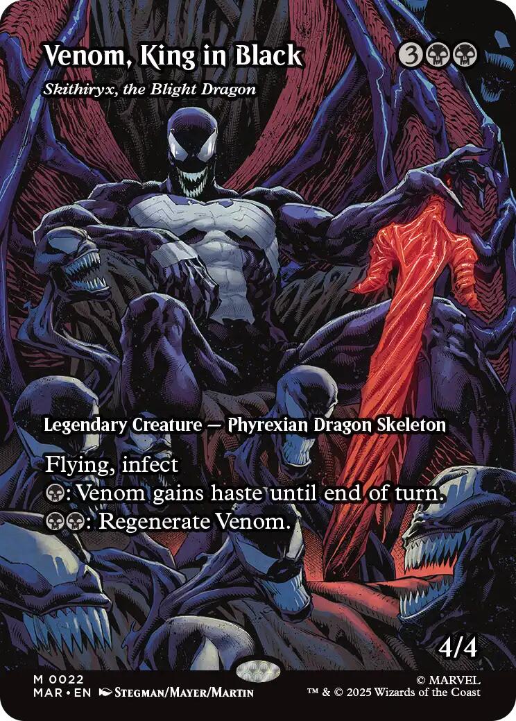 Venom, King in Black - Skithiryx, the Blight Dragon (Borderless) [Marvel Universe: Eternal-Legal] | Cracking-Singles